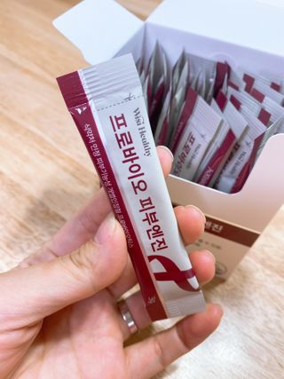 삼진제약 위시헬씨 [삼진제약] 위시헬씨 프로바이오 피부엔진 — 5점을 준 리뷰어가 2020년 12월 올린 사용 사진