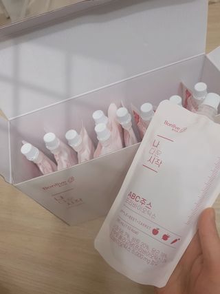 12월 15일 출시, 건강기능식품 브랜드 본리브 나 다운 시작 제품 3종 — 5점을 준 리뷰어가 2020년 12월 올린 사용 사진