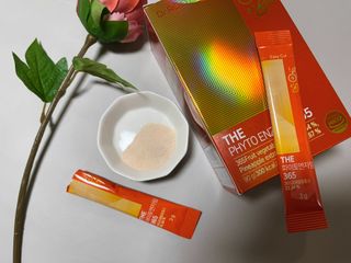 [닥터루템]맛있는 파인애플맛 과채효소 THE파이토엔자임365 1box (30포) — 5점을 준 리뷰어가 2022년 10월 올린 사용 사진