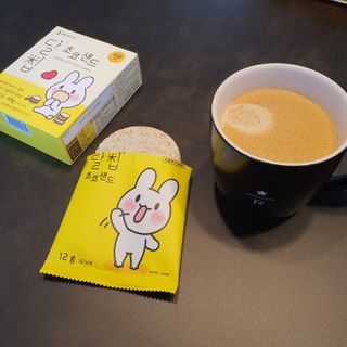 네이처오다 달칩 초코샌드 — 5점을 준 리뷰어가 2021년 2월 올린 사용 사진
