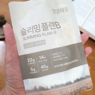 일일하우 슬리밍 플랜B 고소한 귀리맛, 진한 카카오맛 (체중조절식) — 5점을 준 리뷰어가 2023년 6월 올린 사용 사진