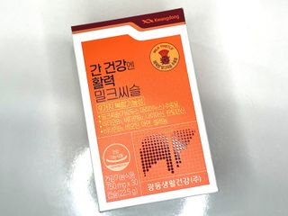 광동생활건강 [9가지 복합기능성] 광동 간 건강엔 활력 밀크씨슬 — 4점을 준 리뷰어가 2023년 3월 올린 사용 사진
