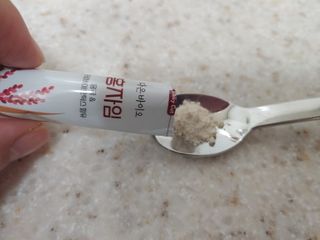 하루 1포로 콜레스테롤, 유산균, 고역가 소화효소까지 한번에 섭취! 다온바이오 홍자임 1개월분(30포) — 5점을 준 리뷰어가 2022년 12월 올린 사용 사진