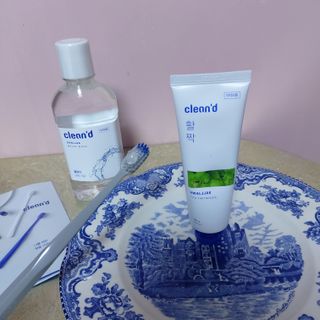 주식회사 클린디 [클린디]🌿민트향으로 상쾌하게, 단짝가글 + 맞춤 칫솔 + 치약 세트🦷 — 5점을 준 리뷰어가 2022년 1월 올린 사용 사진