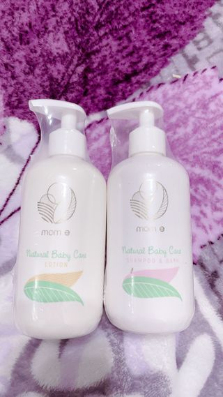 mom e 맘이 내추럴 베이비 케어 샴푸앤바스+로션 — 5점을 준 리뷰어가 2021년 1월 올린 사용 사진
