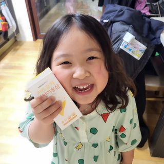 [이뮤니티플러스]우리아이 면역오키, 건강오키 _ 키즈오키 어린이홍삼 10포 1box — 5점을 준 리뷰어가 2022년 2월 올린 사용 사진