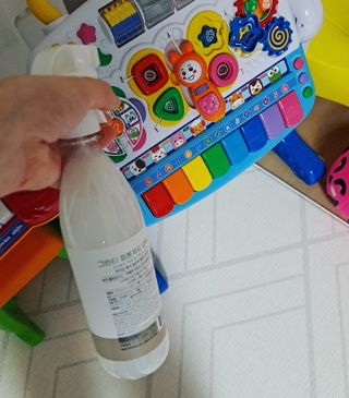 [엠메이데이] 그린티 피톤치드 감쪽같이 500ml + 손소독액 50ml — 5점을 준 리뷰어가 2021년 12월 올린 사용 사진