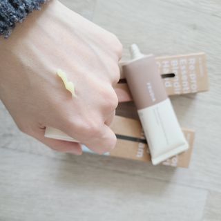 [후르디아] 끈적임 없는 착한성분 비건  핸드크림 3종 — 5점을 준 리뷰어가 2021년 2월 올린 사용 사진