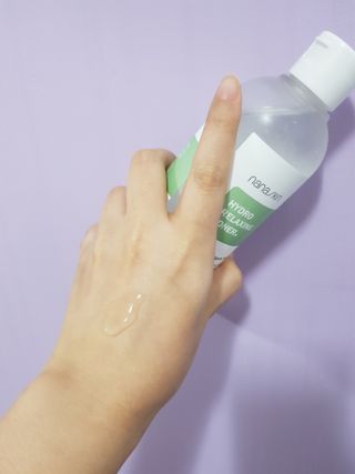 나나스킨 하이드로릴렉싱토너 — 4점을 준 리뷰어가 2021년 4월 올린 사용 사진