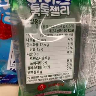 롯데제과 죠스바 아이스 톡톡 젤리 — 5점을 준 리뷰어가 2021년 10월 올린 사용 사진