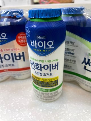 LIVE 매일바이오 썬화이버 드링킹 요거트 — 5점을 준 리뷰어가 2022년 8월 올린 사용 사진