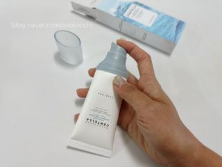 [스킨1004] 마다가스카르 센텔라 히알루-시카 워터핏 선세럼 50ml — 5점을 준 리뷰어가 2024년 5월 올린 사용 사진