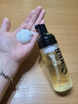 헤어플러스 콴디 아침세안제 폼클렌징 퓨어 어니스티 모닝클렌저 — 5점을 준 리뷰어가 2021년 3월 올린 사용 사진