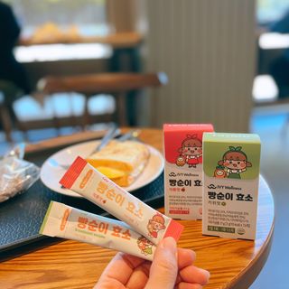 아이비웰니스 빵순이 효소 키위맛 7포 + 석류맛 7포 (총 14포, 2주분) — 5점을 준 리뷰어가 2022년 10월 올린 사용 사진