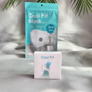 주식회사 휴레브 Cool Fit(마스크 공기 순환 장치) — 5점을 준 리뷰어가 2022년 11월 올린 사용 사진