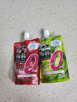 ORIHIRO 오리히로 곤약젤리 제로칼로리 130g 4종 4팩(맛별로 1팩씩) — 5점을 준 리뷰어가 2023년 1월 올린 사용 사진