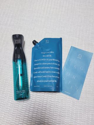 코박 스프레이 살균수  500ml 세트 — 5점을 준 리뷰어가 2022년 7월 올린 사용 사진