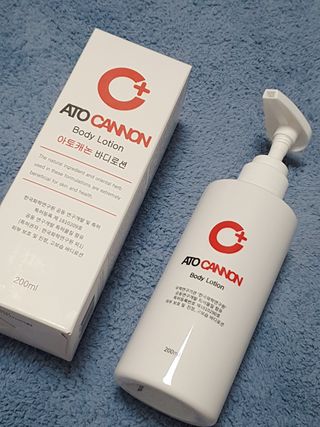 아토캐논(ATO CANNON) 아토캐논 고보습 바디로션 200ml — 4.5점을 준 리뷰어가 2023년 1월 올린 사용 사진