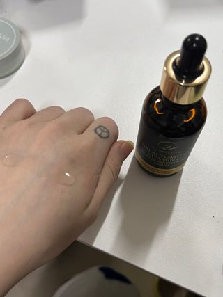 오투에니원 갈락토미세스 비타민 C 더블 브라이트닝 세럼 50ml — 4점을 준 리뷰어가 2023년 3월 올린 사용 사진