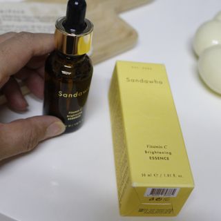 스킨큐어 산다화 비타민c 화이트닝 에센스 30ml — 5점을 준 리뷰어가 2023년 9월 올린 사용 사진