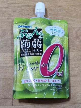 ORIHIRO 오리히로 곤약젤리 제로칼로리 130g 4종 4팩(맛별로 1팩씩) — 5점을 준 리뷰어가 2023년 1월 올린 사용 사진