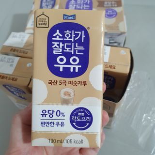 소화가 잘되는 우유 국산 5곡 미숫가루 — 5점을 준 리뷰어가 2021년 9월 올린 사용 사진