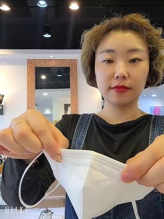 [푸름웰니스] KF94 비움 마스크 - 화이트 — 5점을 준 리뷰어가 2021년 3월 올린 사용 사진