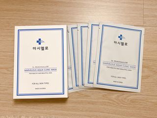 닥터마시멜로 닥터마스멜로 마블러스 아쿠아 클리닉 마스크 — 4점을 준 리뷰어가 2021년 6월 올린 사용 사진