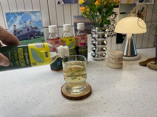 더그레잇티 콤부차 [매일유업] 더그레잇티 44kcal 콤부차 300ml *12개입 (오리지널 6개+베리리치 6개) — 5점을 준 리뷰어가 2023년 7월 올린 사용 사진