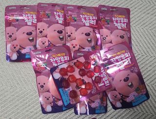 [팔도] 잔망루피젤리 믹스베리맛 42g 8개 — 4.5점을 준 리뷰어가 2022년 1월 올린 사용 사진
