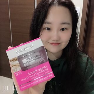 랑스레 매직피치 화이트닝 파워 화이트닝크림 — 5점을 준 리뷰어가 2021년 2월 올린 사용 사진