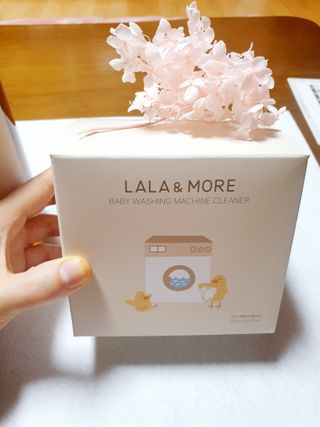 라라앤모어 유아 액체세제+세탁기클리너 — 4점을 준 리뷰어가 2022년 3월 올린 사용 사진