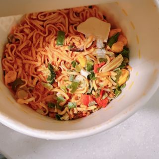 NISSIN 닛신 컵누들  4종 - 씨푸드오리지날, 씨푸드 스파이시, 씨푸드 커리, 씨푸드 XO소스 — 5점을 준 리뷰어가 2021년 12월 올린 사용 사진