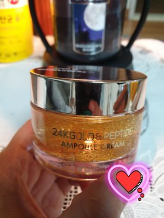 아이앤립 / EYENLIP 아이앤립 24K 골드 N 펩타이드 앰플 크림 — 4점을 준 리뷰어가 2021년 4월 올린 사용 사진
