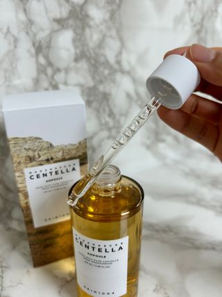 [스킨1004] 마다가스카르 센텔라 앰플 100ml — 4.5점을 준 리뷰어가 2024년 5월 올린 사용 사진