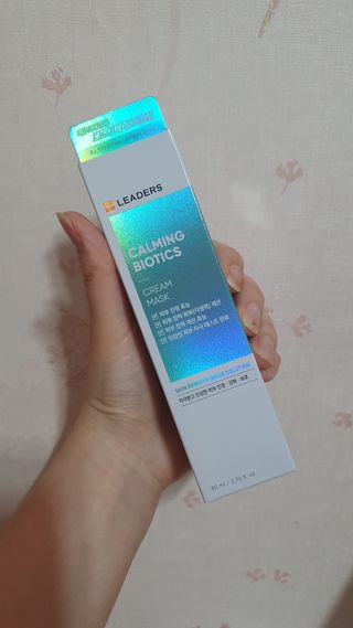 리더스코스메틱 리더스 카밍 바이오틱스 크림 마스크 — 5점을 준 리뷰어가 2021년 5월 올린 사용 사진
