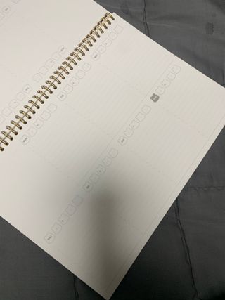 리훈 곰부 체크리스트+ 곰부 리무버블스티커 1장 — 4.5점을 준 리뷰어가 2021년 5월 올린 사용 사진