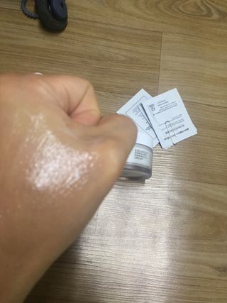 플레라디 에델바이스 인리치드 머랭 크림 — 4점을 준 리뷰어가 2021년 8월 올린 사용 사진