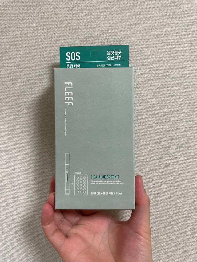 플리프 시카 알로에 스팟키트 리뷰 사진