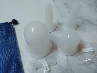 메디미케이알 커핑테라피 실리콘부항마사지 리프팅 페이스+바디 안티 셀룰 라이트 6pcs — 5점을 준 리뷰어가 2021년 2월 올린 사용 사진