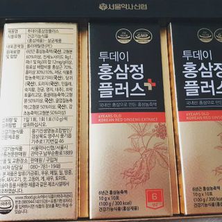 서울약사신협_투데이홍삼정플러스스틱_10g x 30포 — 5점을 준 리뷰어가 2021년 3월 올린 사용 사진