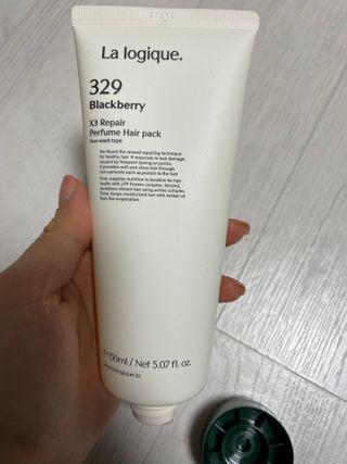 라로지크 X3 리페어 퍼퓸 헤어팩 150mℓ — 5점을 준 리뷰어가 2021년 11월 올린 사용 사진
