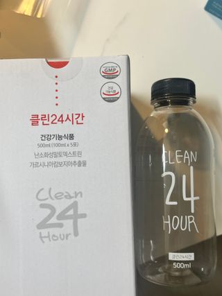 클린24시간 1BOX(5포) + 전용보틀(500ml) — 5점을 준 리뷰어가 2023년 6월 올린 사용 사진