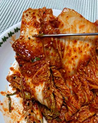 셰프애찬 알배기 겉절이 김치 1kg — 5점을 준 리뷰어가 2022년 11월 올린 사용 사진