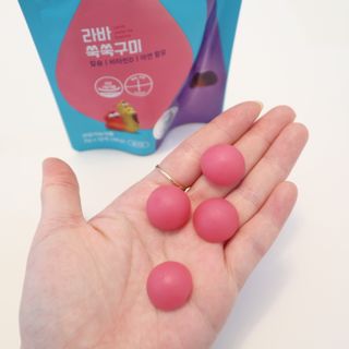푸름웰니스 라바 쑥쑥구미 36g — 4.5점을 준 리뷰어가 2022년 2월 올린 사용 사진