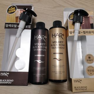 헤어플러스 블랙 컬러본드 샴푸 트리트먼트 300ml — 4점을 준 리뷰어가 2021년 5월 올린 사용 사진