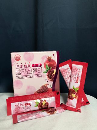헬스업_쁘띠쁘띠석류콜라겐젤리_20g x 14포 — 5점을 준 리뷰어가 2021년 2월 올린 사용 사진