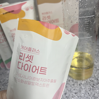 [경남제약헬스케어] 케어플러스 리셋 다이어트 청포도맛 100ml X 5포 (5일분) — 5점을 준 리뷰어가 2023년 3월 올린 사용 사진