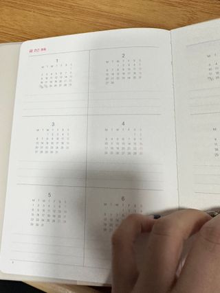 리훈 2023년 회사생활 업무일지 다이어리 직장인 업무용 노트 — 5점을 준 리뷰어가 2022년 11월 올린 사용 사진