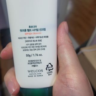 [후르디아] 민감피부 저자극 시카 선크림 — 5점을 준 리뷰어가 2023년 6월 올린 사용 사진